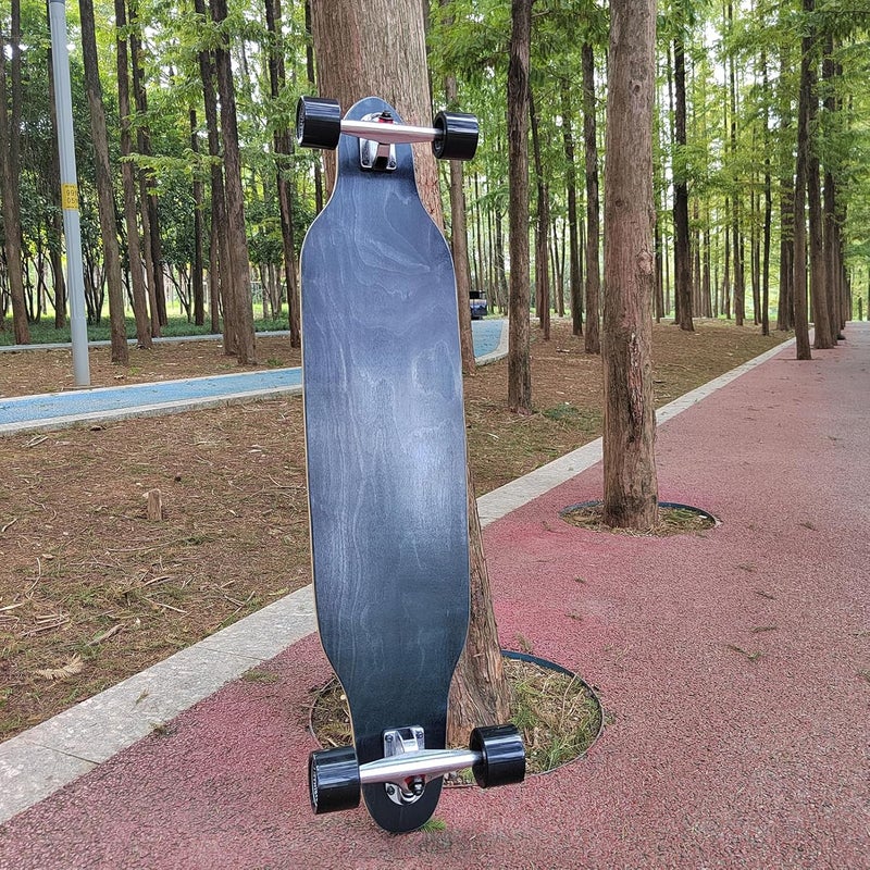 RIMABLE 41 Inch Freestyle Topmount Longboard Skateboard - Beginner Cruiser Freestyle Maple Wood Deck Cruising Long Board Skateboard for Teenagers,Kids and Adults - Image 3
